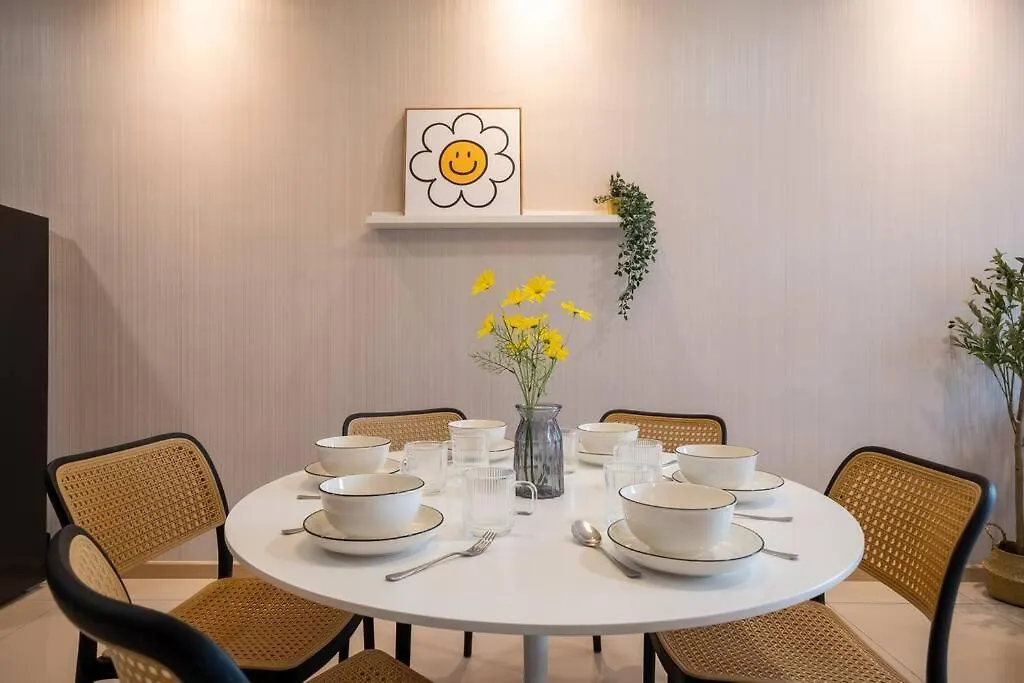 公寓 Blissful Cottage@Feelhome/2Br,7Pax,Mrt 中文房东 吉隆坡 马来西亚