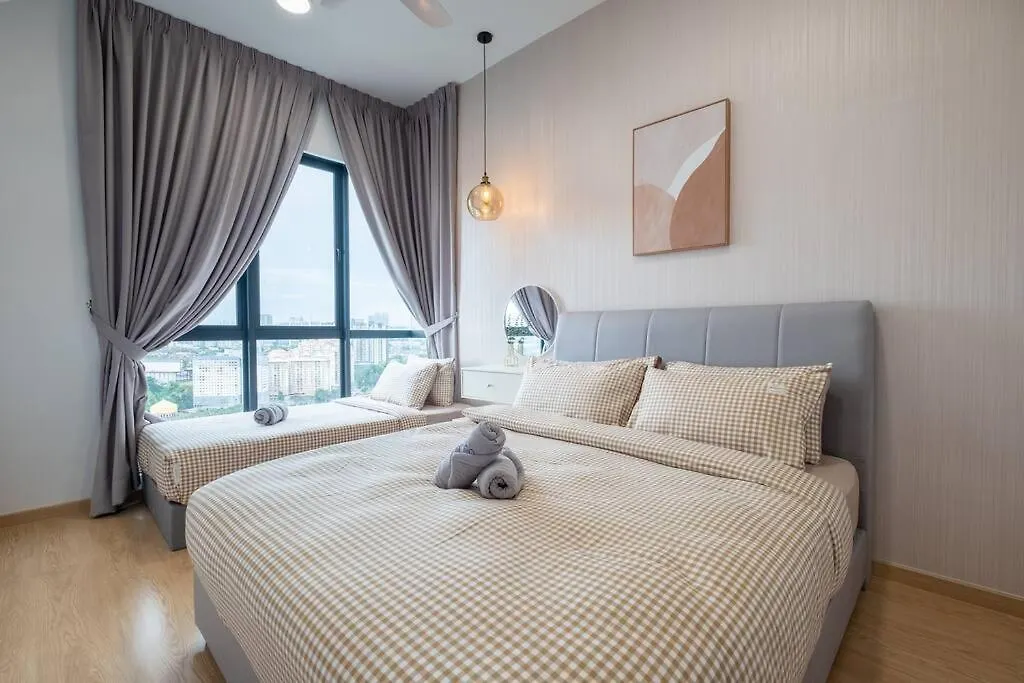 Blissful Cottage@Feelhome/2Br,7Pax,Mrt 中文房东 吉隆坡 公寓
