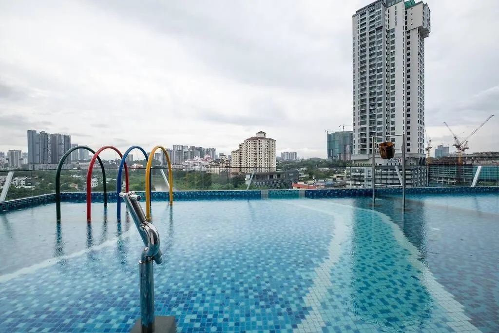 公寓 Blissful Cottage@Feelhome/2Br,7Pax,Mrt 中文房东 吉隆坡 马来西亚